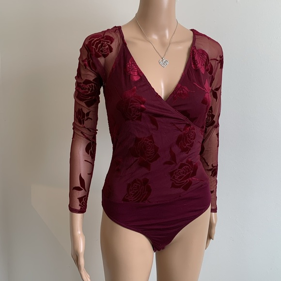 Leith floral bodysuit size :XS - Picture 2 of 8